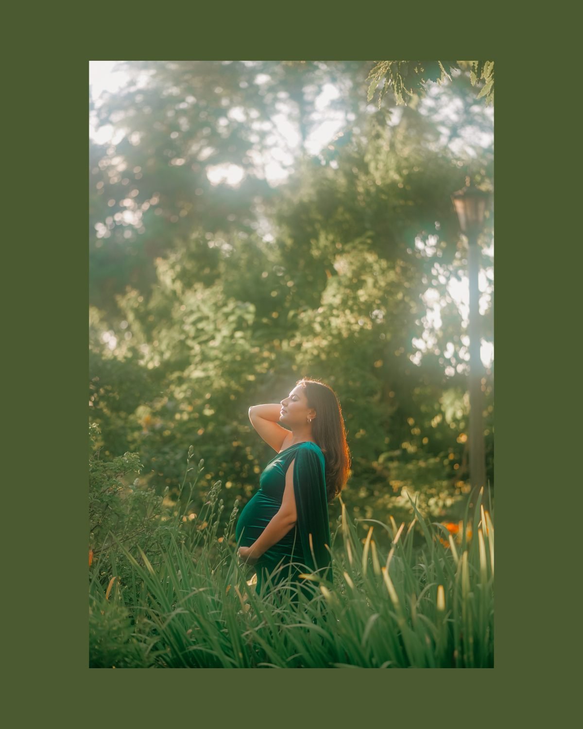 Garden maternity glow