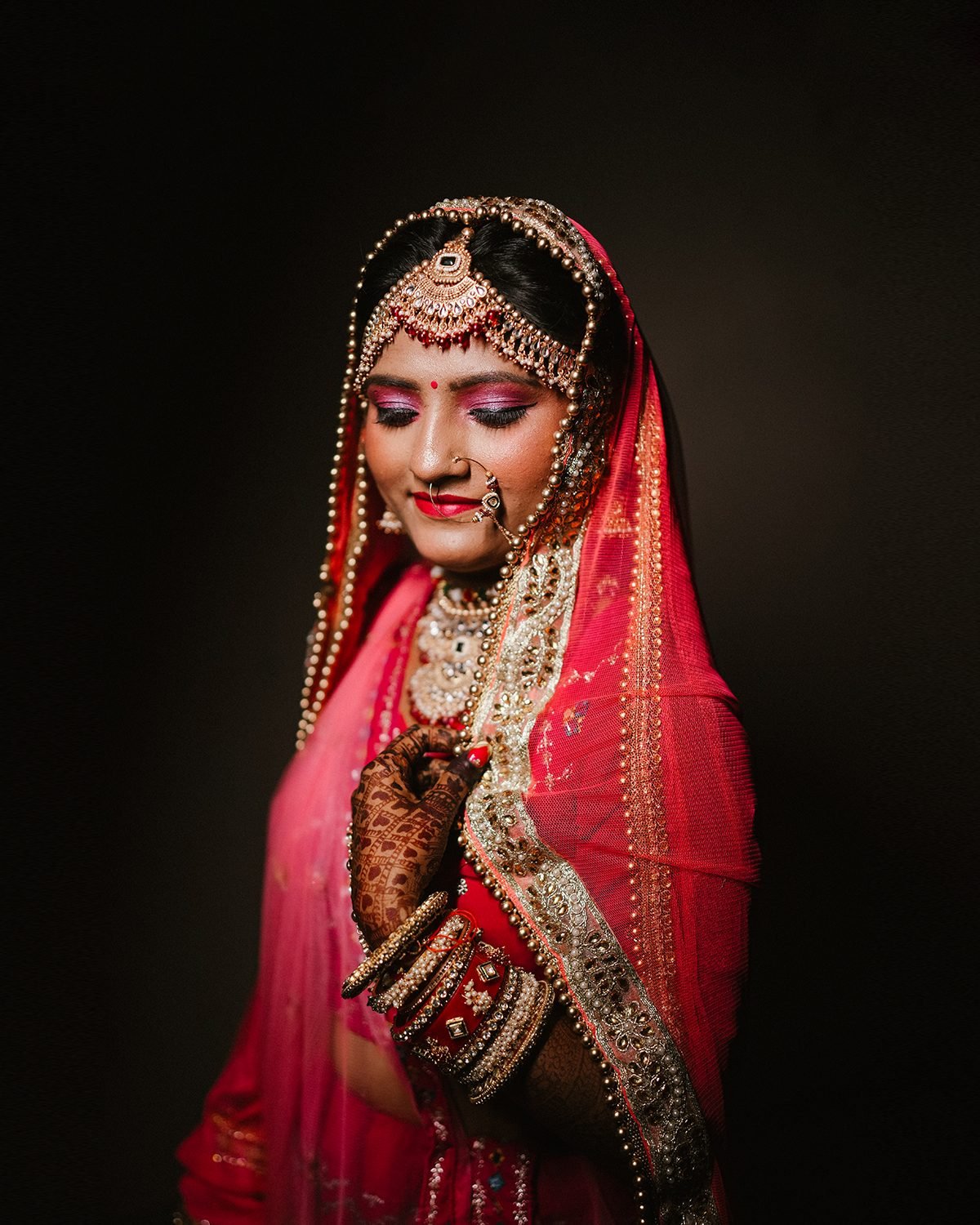 Bridal veil portrait